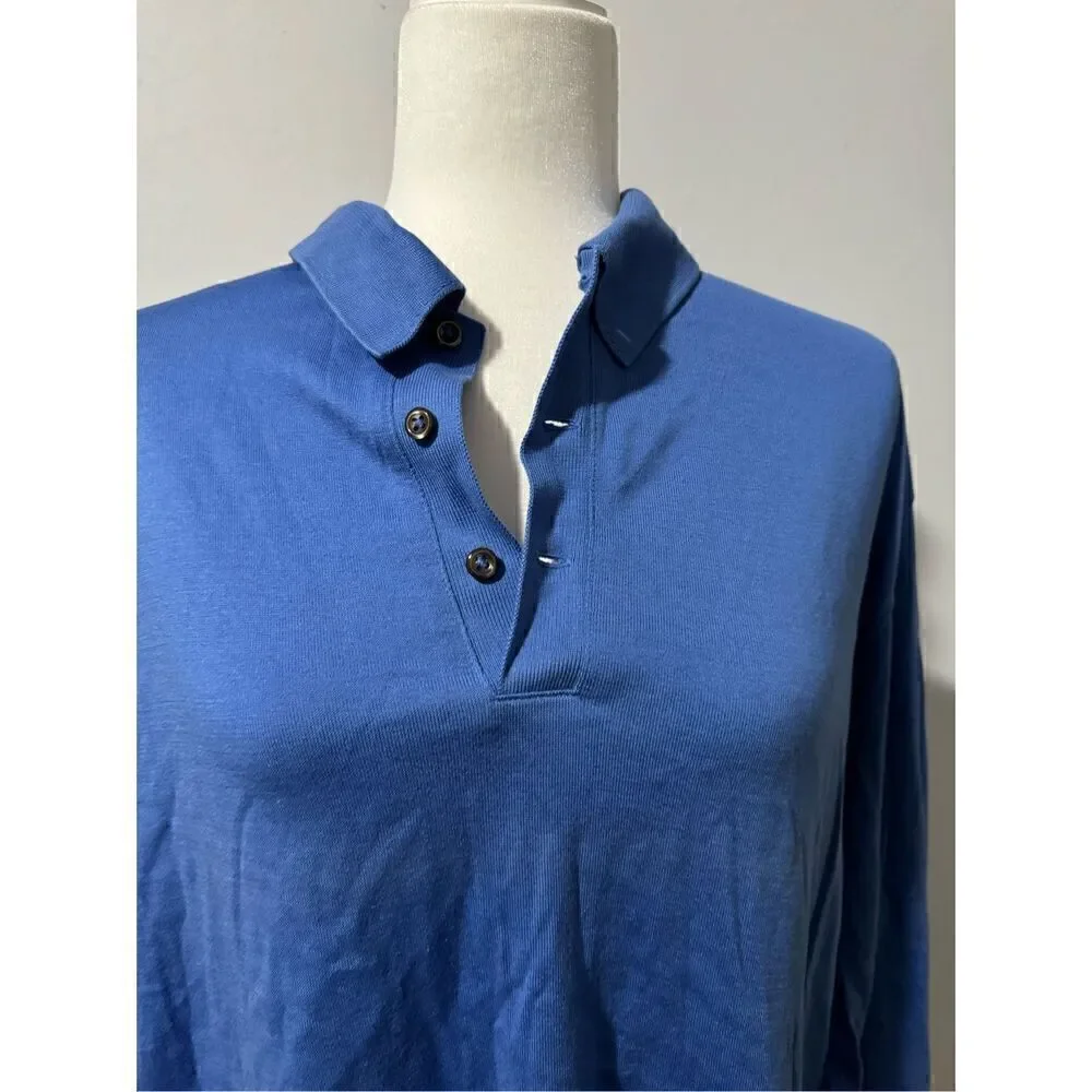 Ralph Lauren Polo Golf long sleeve polo shirt L 100% prima cotton